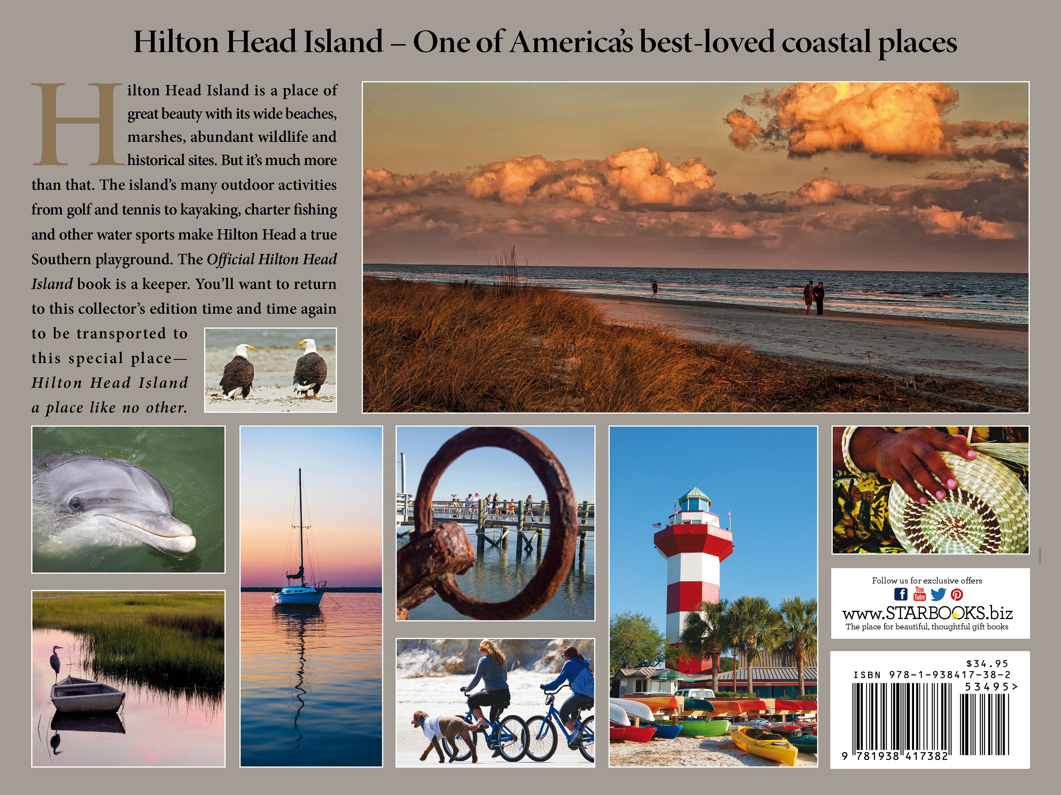 Back Cover: Hilton Head Island Interactive Augmented Reality Photography Book by Ryan Copeland Starbooks